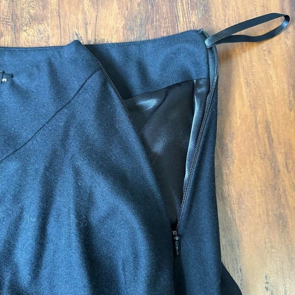 TED BAKER LONDON Lined Ruffled Tiered Mini Skirt in Black - Picture 5 of 9